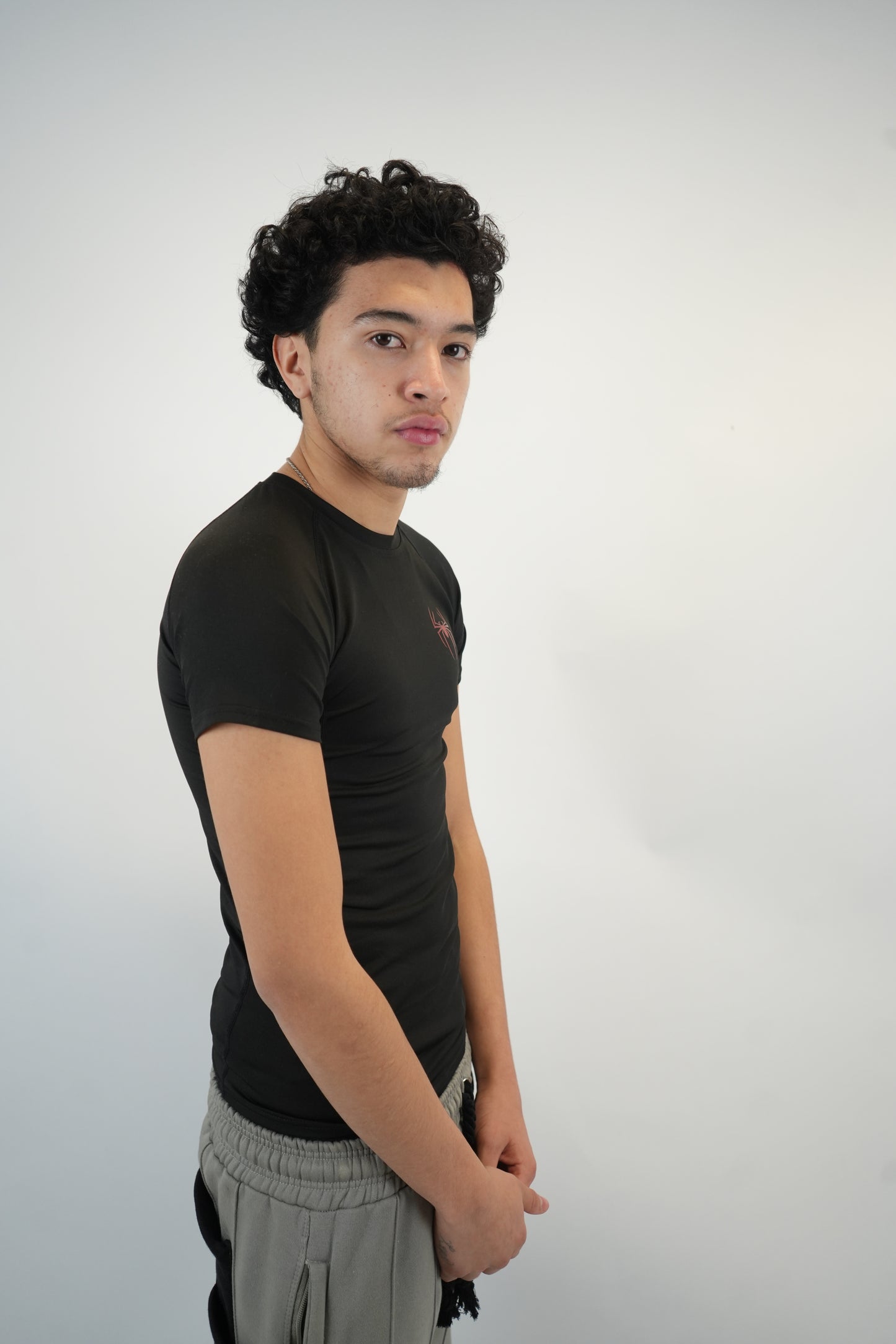 MEN'S RED-ON-BLACK TEE