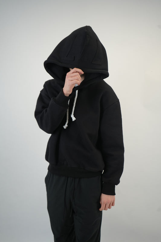 EMPEROR 777 HOODIE - BLACK