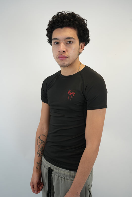 MEN'S RED-ON-BLACK TEE